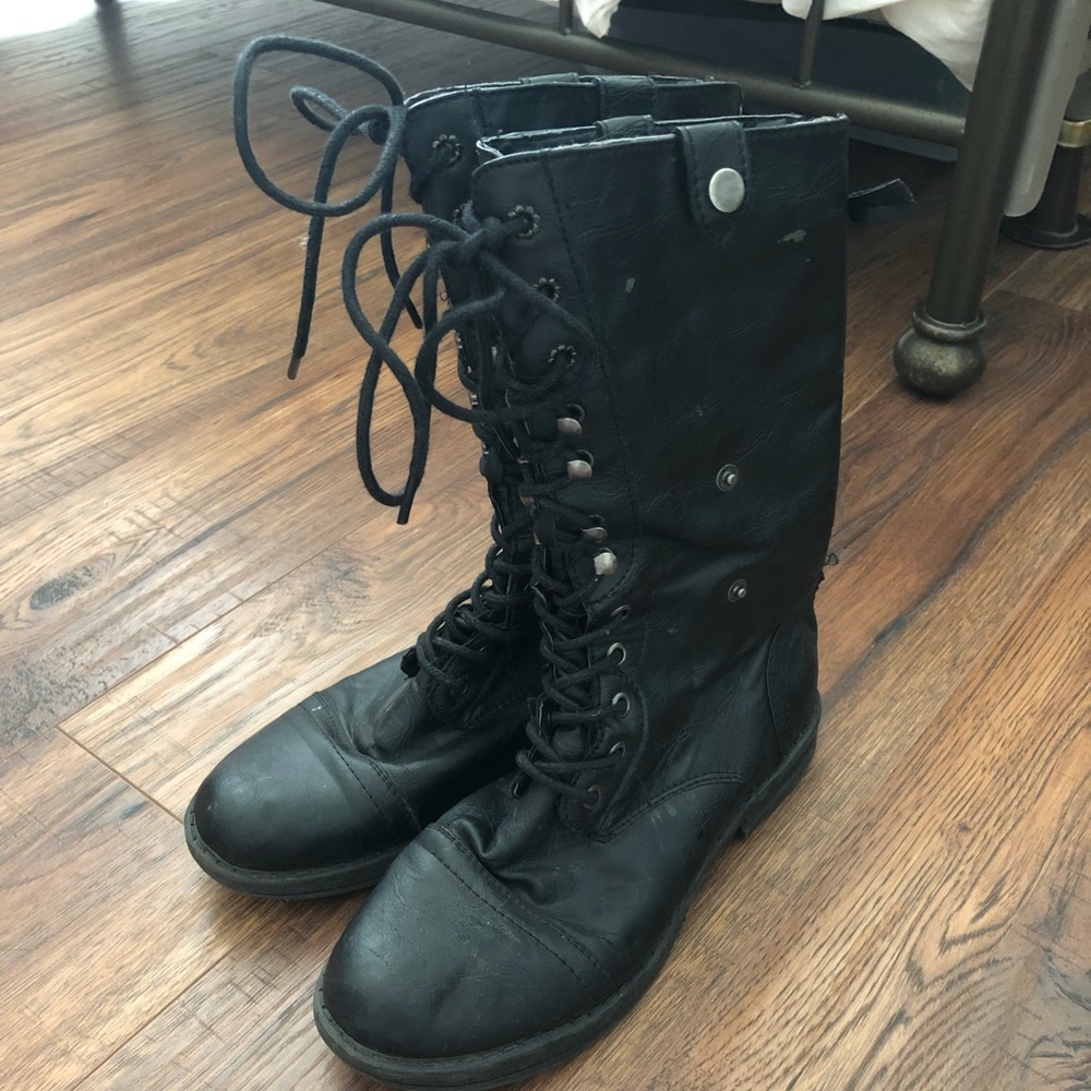 Madden Girl Moto/combat Boots